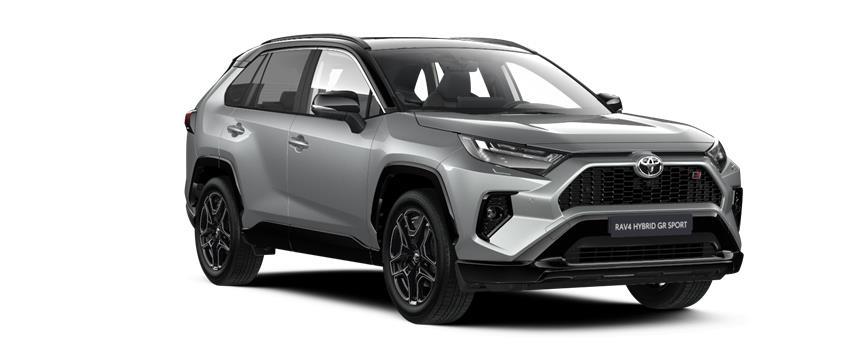 RAV4 GR SPORT Stříbrná zirkonová s černou střechou, frame 3