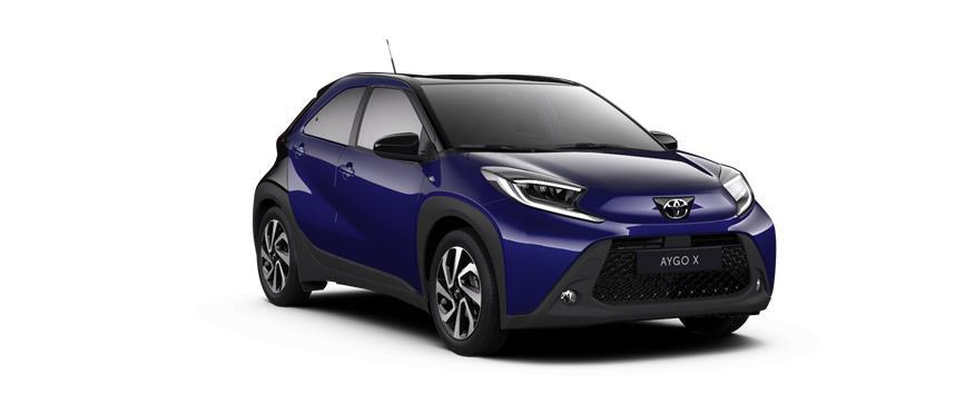 Aygo X Pulse Juniper Blue/Night Sky Black, frame 3