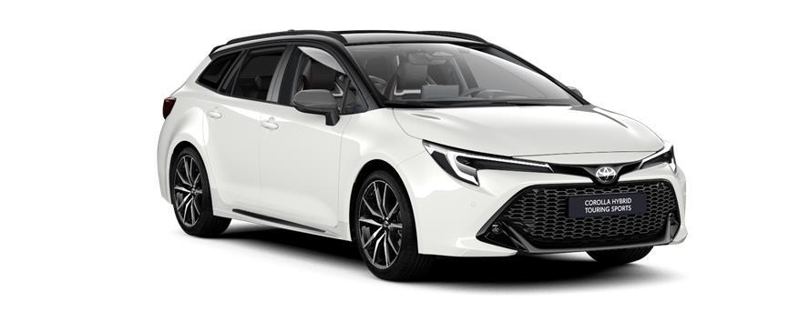 Corolla Touring Sports GR SPORT Pure White with Night Sky Black roof (2NR), frame 3