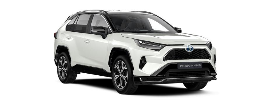 RAV4 Plug-in SQUARE Collection Branco Platina / Tejadilho Night Sky, frame 3