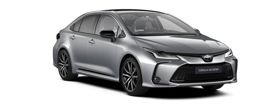 Corolla Sedan GR Sport Shimmering Silver with black roof (2VU), frame 3