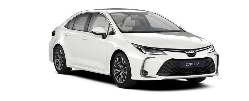 Corolla Sedan Sol E bardhë e pastër (040), frame 3
