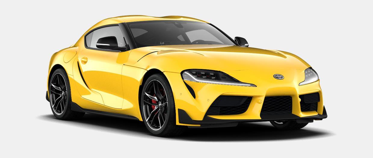 GR Supra Coupe, 2-türig GR Supra 3.0 3,0L-Sechszylinder-Reihenmotor mit Twin-Scroll Turbolader (340PS) 8-Stufen Automatikgetriebe