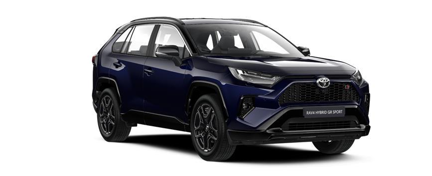 Rav4 GR-Sport Bitone 4WD Attitude Black çalarlı qara damlı gecə mavisi (2RA), frame 3