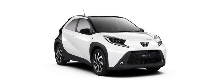 Aygo X pulse Super White/Black roof, frame 3