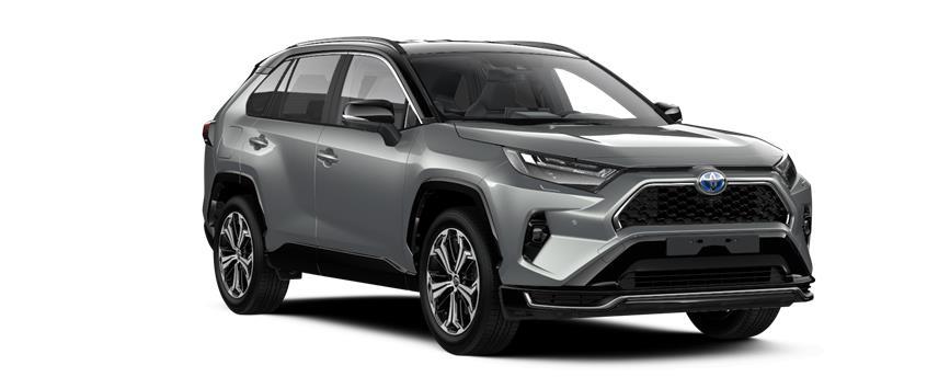 RAV4 Plug-in Selection Stříbrná zirkonová s černou střechou, frame 3