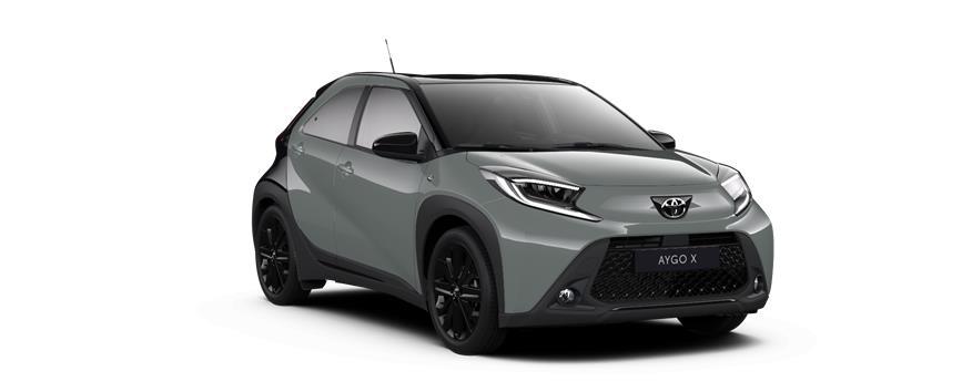 Aygo X Design Zelená Urban s černou střechou, frame 3