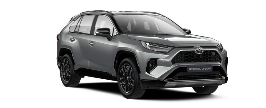 RAV4 GR SPORT Stříbrná zirkonová s černou střechou, frame 3