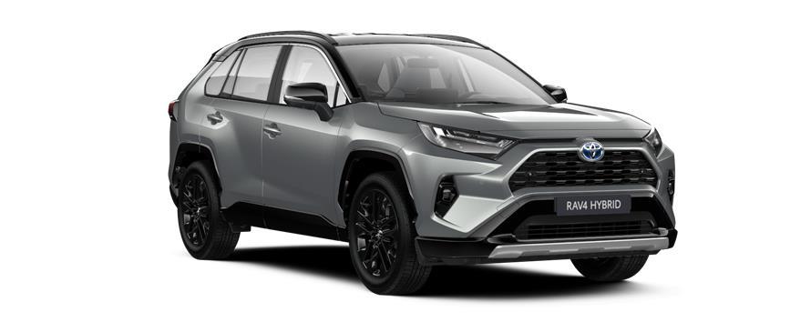 RAV4 Selection Stříbrná zirkonová s černou střechou, frame 3