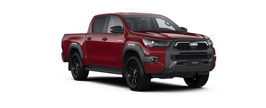 Hilux Invincible tornadorot metallic, frame 3
