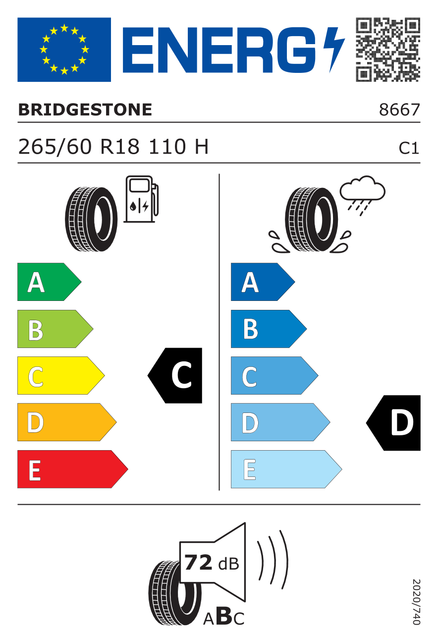 Image of tyre specifications with eprel code 383209