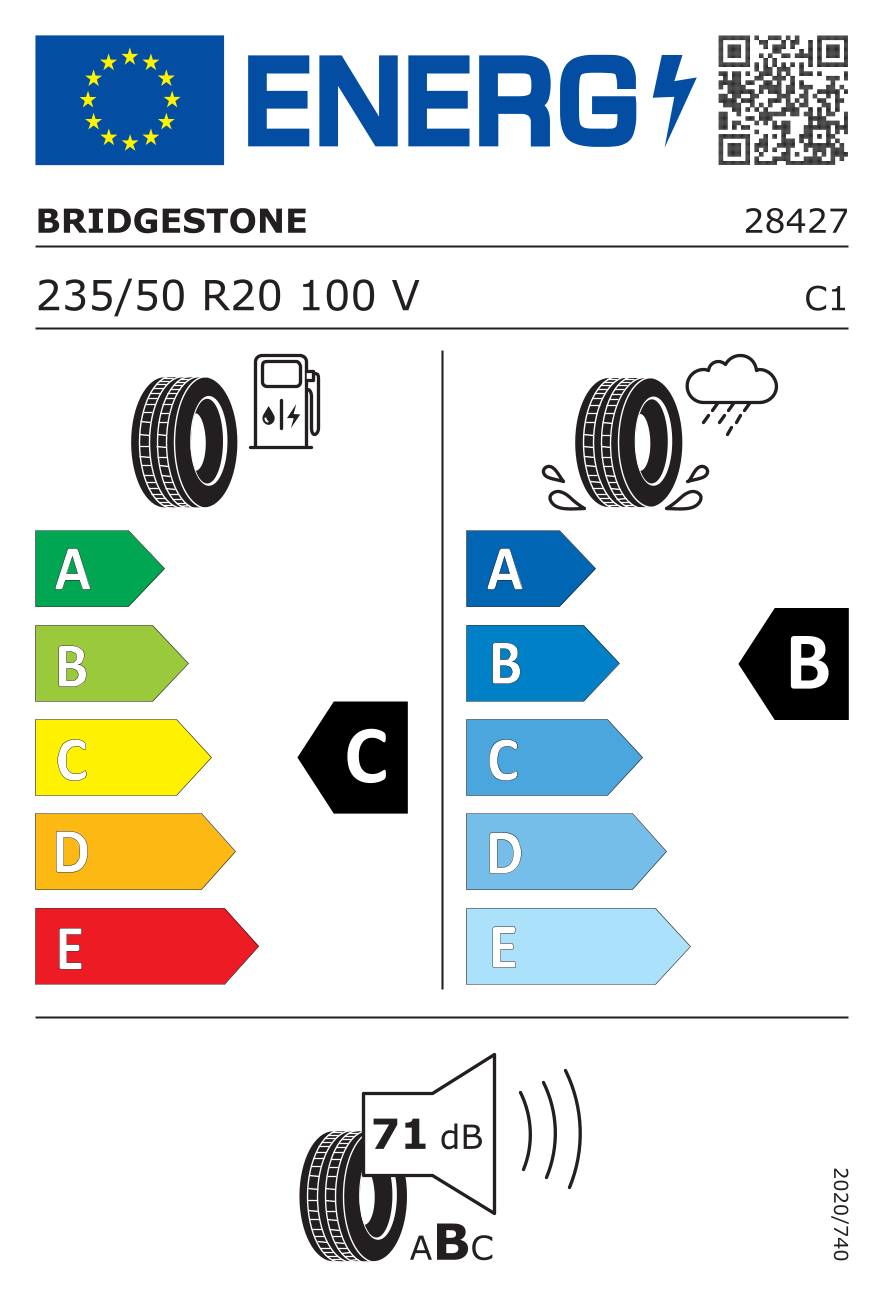 Image of tyre specifications with eprel code 929156