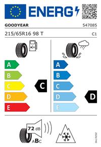 Efficiency label - 215/65R16 Goodyear UGIce